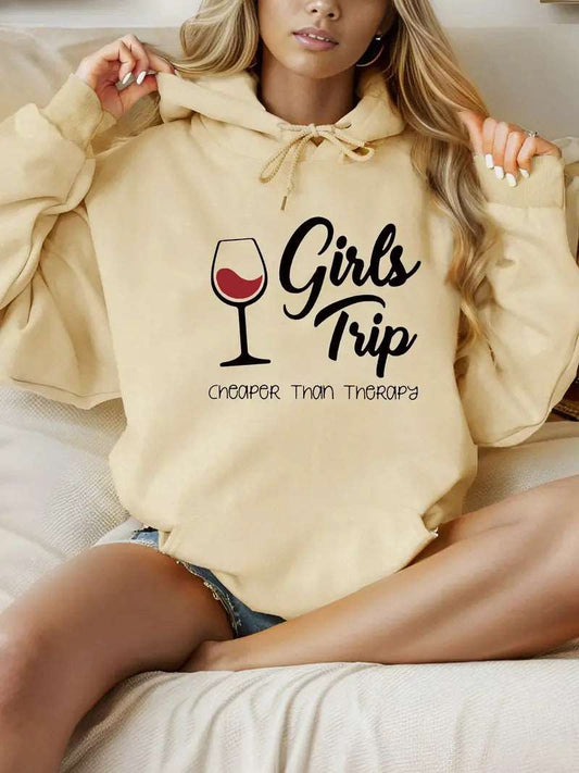 Girls Trip Printed Hoodie For Woman