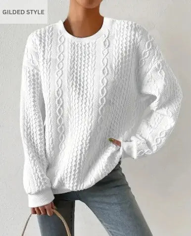 Cozy Raglan Crew Neck Sweatshirt