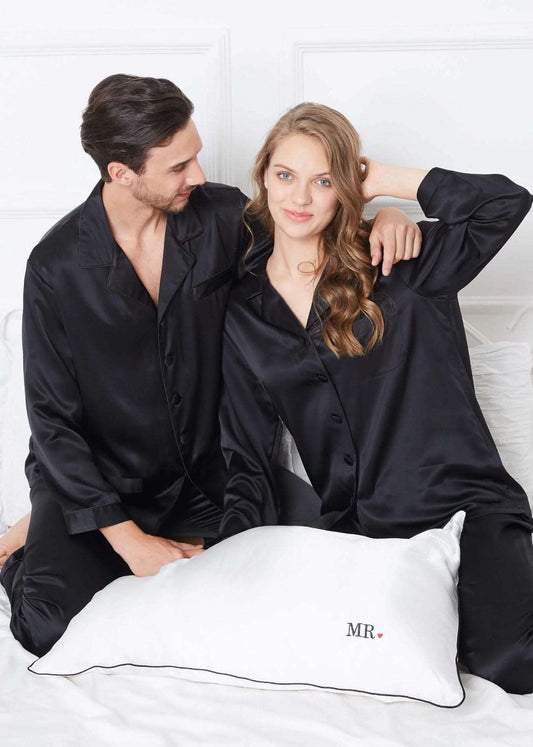 Black PJ Set For Couple