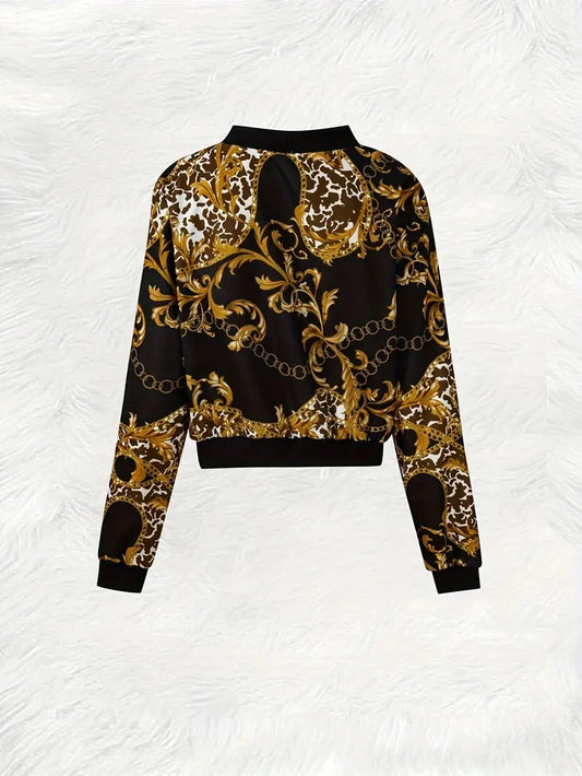 Vivid Garden Jacket For Woman