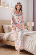 Orange Silky Pajama Set – Perfect for Sleep & Lounge