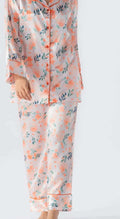 Orange Silky Pajama Set – Perfect for Sleep & Lounge