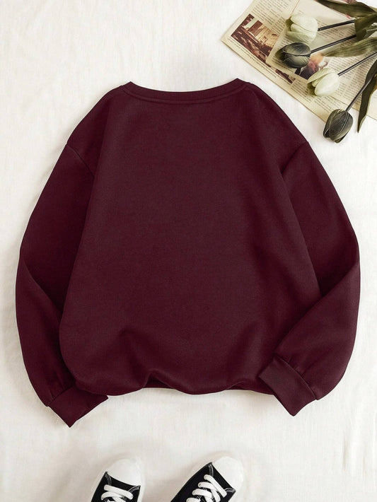 Plum Perfect Sweatshirt For Women