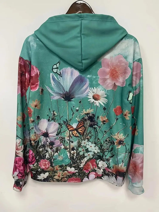 Wildflower Hoodie For Woman